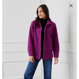 Karen Kane Purple Wool Jacket
